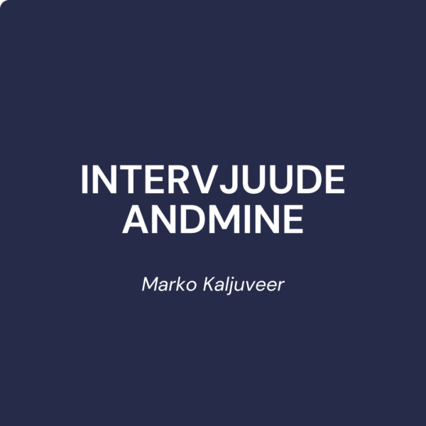 Intervjuude andmine